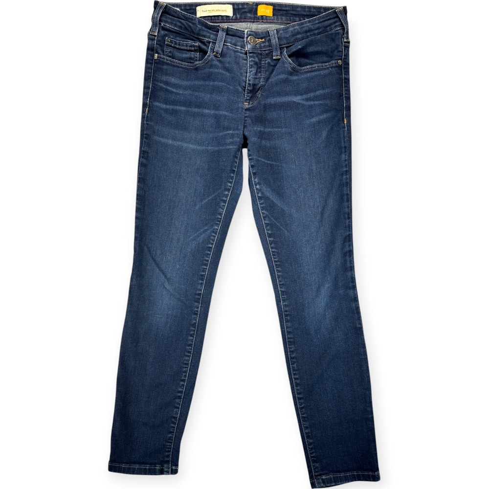 Pilcro And The Letterpress Jeans Womens 29 Dark Wash Skinny Stretch Denim casual